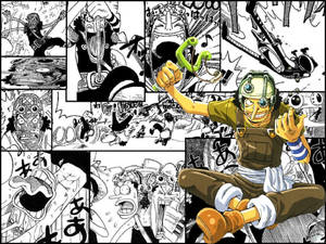 Usopp Funny Moments Manga Panel Wallpaper