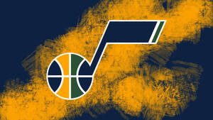 Utah Jazz Blue And Yellow Wallpaper