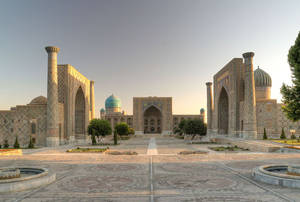 Uzbekistan Bibi-khanym Mosque Wallpaper