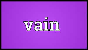 Vain On Purple Background Wallpaper