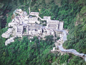 Vaishno Devi Shrine On Katra Reasi Wallpaper