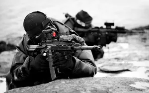 Valiant Para Commandos Post Naval Landing Wallpaper