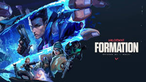 Valorant Computer Formation Wallpaper