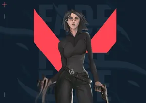 Valorant Fade Black Attire Wallpaper