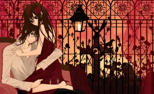Vampire Knight Red Aesthetic Wallpaper