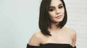 Vanessa Hudgens Black Tube Top Wallpaper