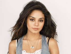 Vanessa Hudgens With A Mesmerizing Expression Wallpaper