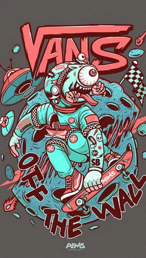 Vans Abstract Graphic For Skateboard Iphone Wallpaper