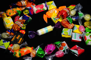 Variety Of Chewy Candies Wallpaper