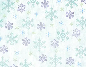 Variety Of Snowflakes Design Wallpaper