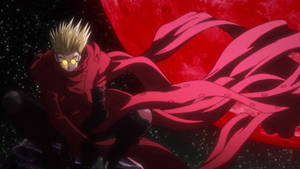 Vash Trigun Blood Red Moon Wallpaper