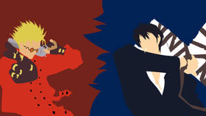 Vash Versus Legato Of Trigun Wallpaper