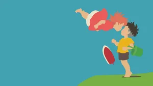 Vector Art Ponyo Wallpaper
