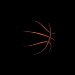 Vector Illustration Of A Black Basketball Wallpaper