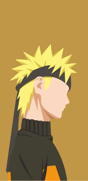 Vector Image Of Uzumaki Naruto Aesthetic Phone Wallpaper