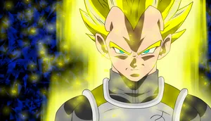 Vegeta Goku Super Saiyan Stern Wallpaper