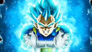Vegeta Prepares For The Tournament Of Power In Dragon Ball Super Wallpaper
