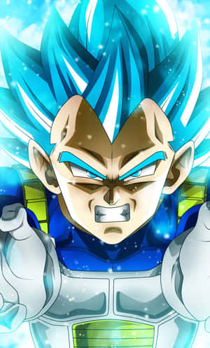 Vegeta Super Saiyan Blue Dragon Ball Super Iphone Wallpaper