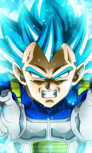 Vegeta Super Saiyan Blue Dragon Ball Super Iphone Wallpaper