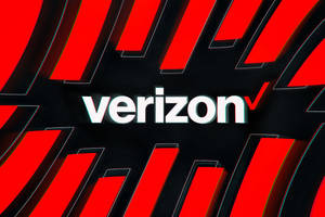 Verizon Glitching Logo Wallpaper