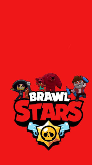 Vertical Red Logo Brawl Stars 4k Wallpaper