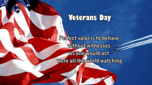 Veterans Day Perfect Valor Wallpaper