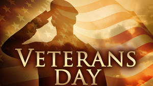 Veterans Day Soldier Salute Wallpaper