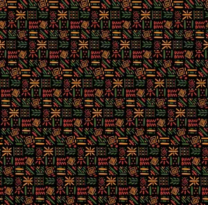 Vibrant African Print Pattern Wallpaper