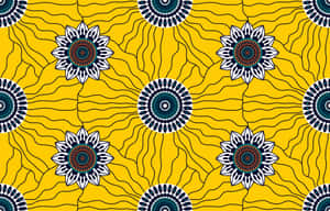 Vibrant African Print Pattern Wallpaper