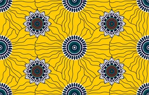 Vibrant African Print Pattern Wallpaper