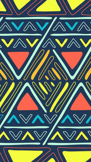 Vibrant African Print Pattern Wallpaper