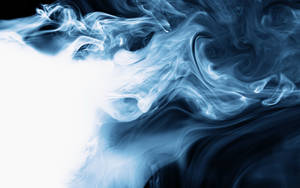 Vibrant And Bluish White Smoke Wallpaper