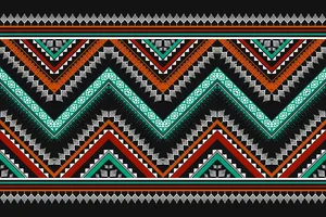 Vibrant Aztec Pattern Wallpaper