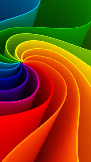 Vibrant Color Swirls Wallpaper
