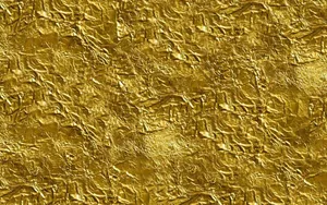 Vibrant Crushed Gold Foil Texture Wallpaper