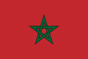 Vibrant Display Of The Moroccan Flag Wallpaper