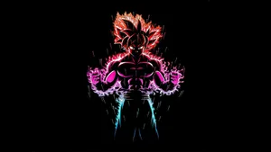 Vibrant Goku Power Aura Wallpaper