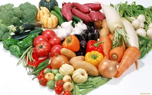 Vibrant Medley Of Fresh Vegetables Wallpaper