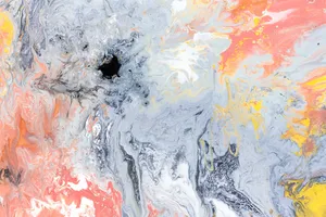 Vibrant Multicolored Marble Desktop Wallpaper