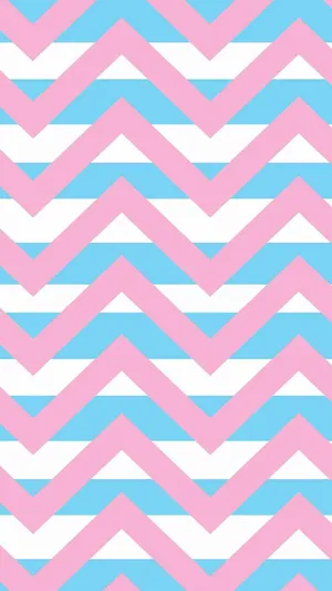 Vibrant Pastel Blue And Pink Color Block Wallpaper Wallpaper