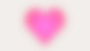 Vibrant_ Pink_ Heart_ Background Wallpaper