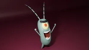 Vibrant Plankton Colony In The Underwater World Wallpaper