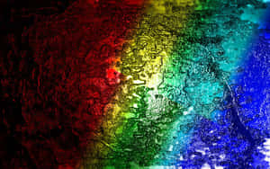 Vibrant Rainbow Texture Background Wallpaper