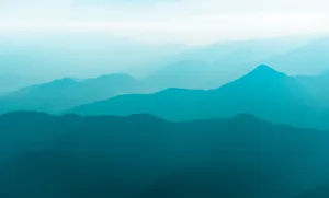 Vibrant Teal Desktop Background Wallpaper