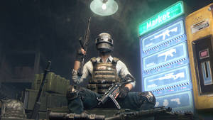 Victor Waiting In Pubg 1366x768 Wallpaper