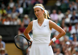 Victoria Azarenka Hands On Her Hips Wallpaper