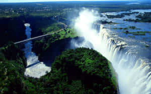 Victoria Falls Breathtaking View Wallpaper