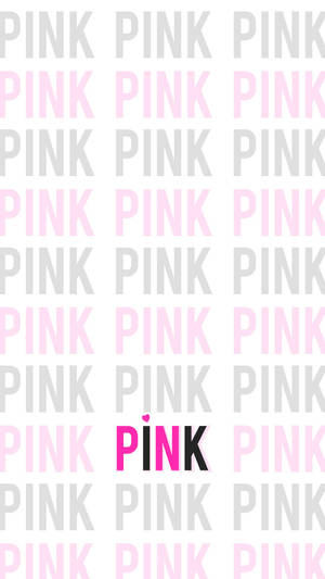 Victoria's Secret Black And Pink Logo Wallpaper