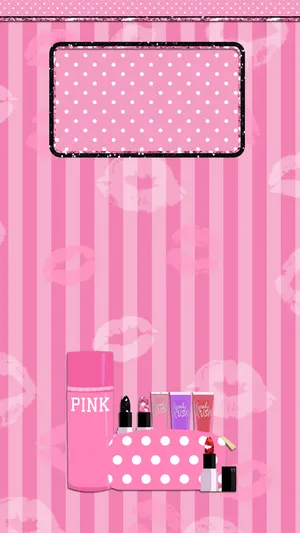 Victoria's Secret Pink Kiss Mark Wallpaper