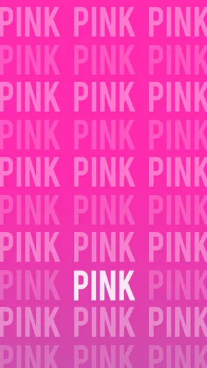 Victoria's Secret Vivid Pink Logo Pattern Wallpaper